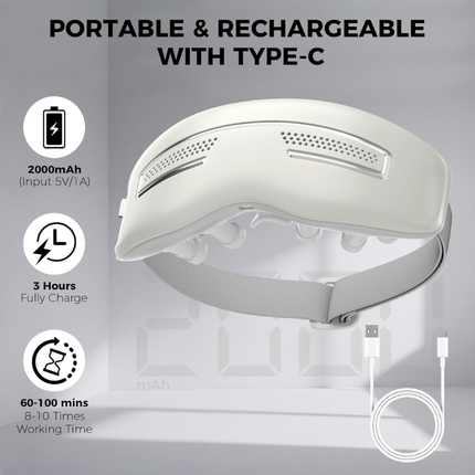 Eye Massager with Heat and Cooling, Cooling Eye Mask for Puffy Eyes – image 5