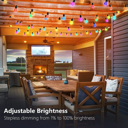 Outdoor String Lights Smart RGB, Patio String Lights with App Control – image 7