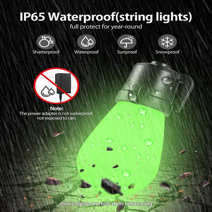 Outdoor String Lights Smart RGB, Christmas String Lights for Backyard and Deck – image 8