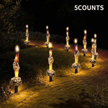 Solar Halloween Lights Outdoor, Indoor Halloween Decorations for Porch