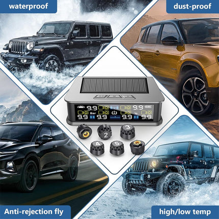 Solar Tire Pressure Monitor System, TPMS Tire Pressure Sensors – image 8