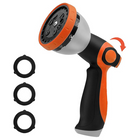 Garden Hose Nozzles, Heavy Duty Hose Sprayer with 10 Spray Patterns, Spray Nozzle for Hose with Thumb Control