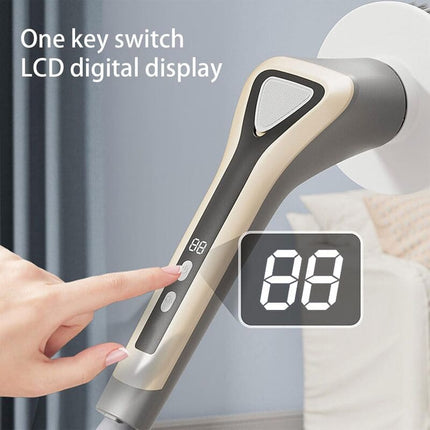 Electric Shower Scrubber with 7 Brush Heads, Cordless Power Scrubber