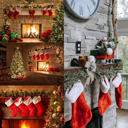 Stocking Hangers for Mantel, Christmas Stocking Holder and Garland Hanger – image 4