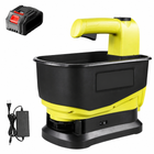 Handheld Fertilizer Spreader Electric, Cordless Seed Spreader for Ice Melt and Salt, Lawn and Yard Spreader with Battery