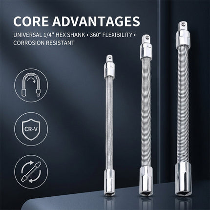 Flexible Socket Extensions, Flexible Drill Extension and Ratchet Extension – image 6