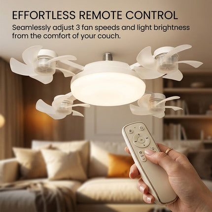 Ceiling Fan Light Bulb with Remote Control, LED Light Bulb for Bedroom and Garage – image 5