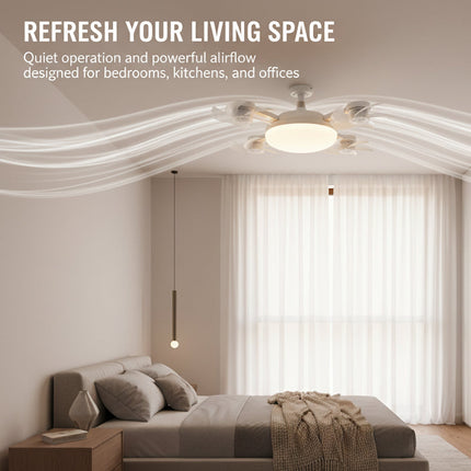 Ceiling Fan Light Bulb with Remote Control, Socket Fan Light – image 7