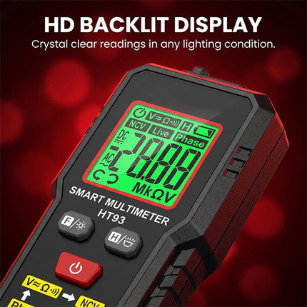 Digital Multimeter with Non Contact Voltage Tester, Electrical Tester with Voltmeter and Ohmmeter – image 11