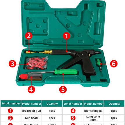 Tire Repair Kit Tubeless, Flat Tire Patch Kit for Bike