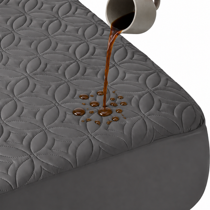 Waterproof Mattress Protector, Deep Pocket Mattress Cover, Quilted Waterproof Bed Cover for Twin to California King