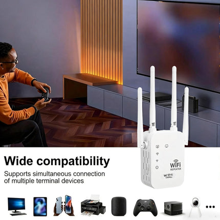 Outdoor WiFi Extender, Long Range WiFi Repeater for Garden and Patio