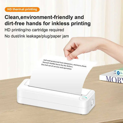 Inkless Thermal Printer A4, Wireless Portable Printer for Phone with Bluetooth – image 6