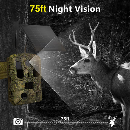 Cellular Trail Camera 4K with Solar Panel, Wireless Hunting Camera – image 4